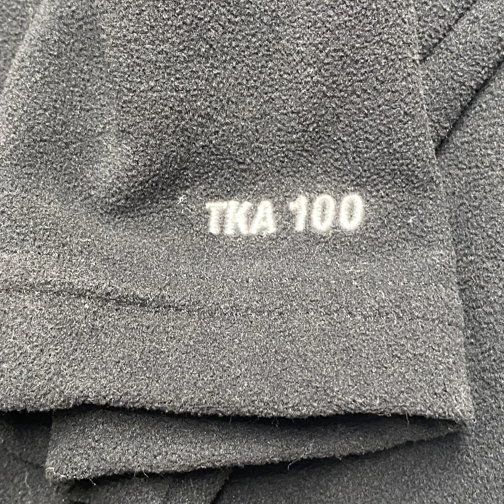 The North Face Fleece Sweatshirt Mens 2XL Black‎ 1/4 Zip Pullover Layer TKA100